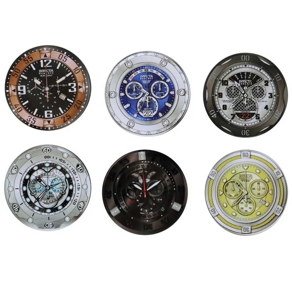 Invicta Watch Face Collection Coasters (6)